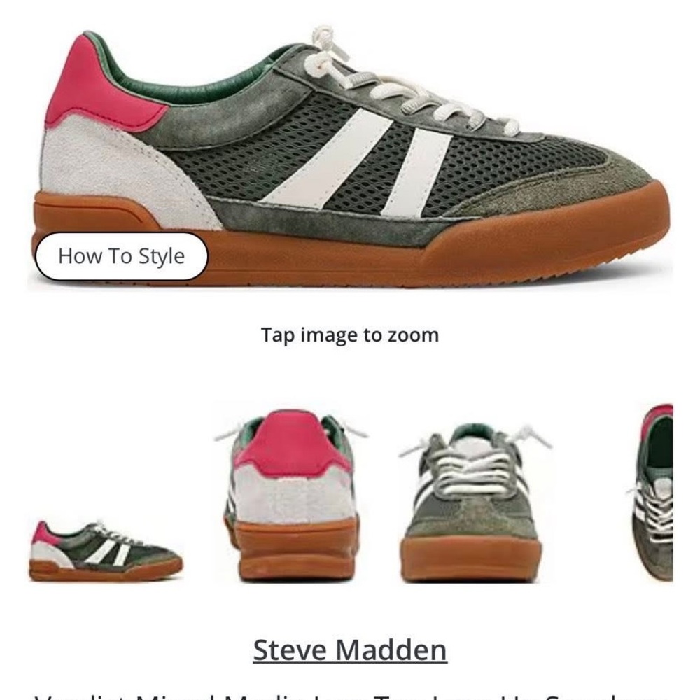 Steve Madden women’s sneakers NEVER WORN